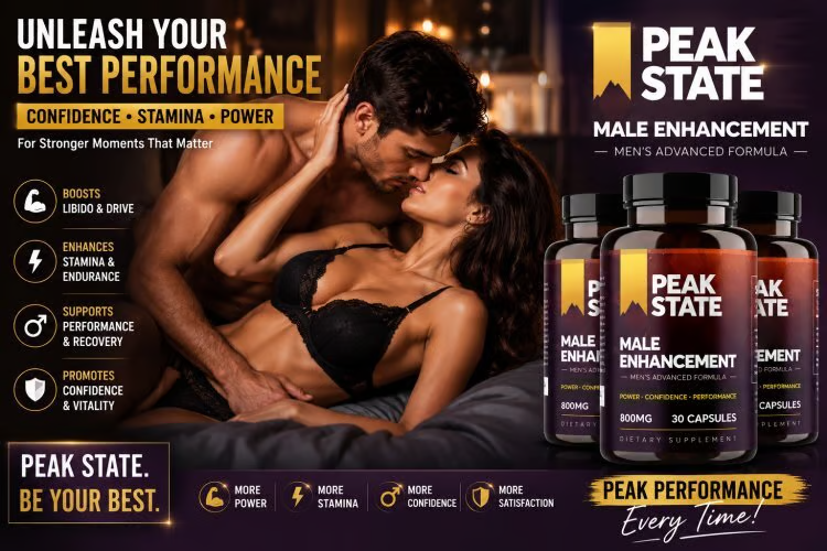 Peak State Male Enhancement Australia 800mg capsules